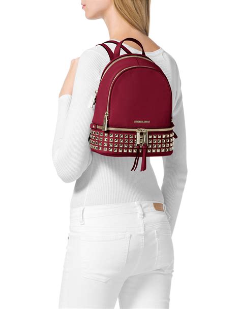 michael kors rucksack red|michael kors backpack beige.